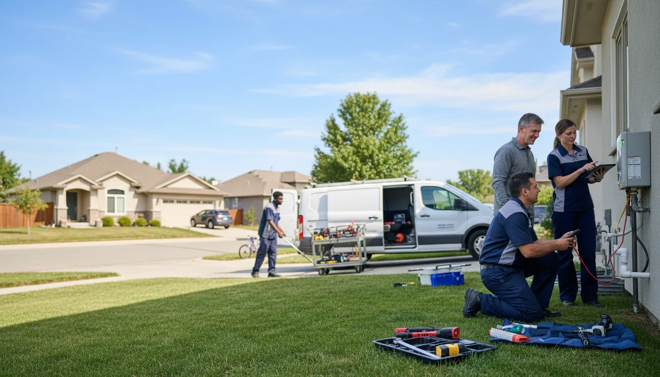 Tankless water heater service in Strong, AR